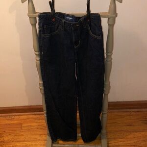 Old Navy women's Dark Blue Straight-Leg Jeans loose fit
